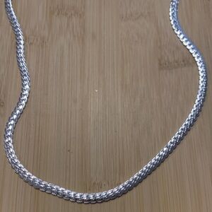 Sterling Silver Chain Necklace unisex
